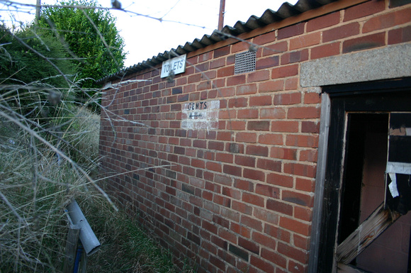 104 The Old Toilet Block at the rear of the Back Straight